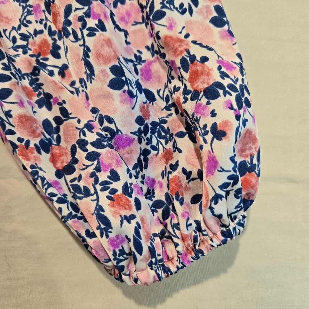 Altar'd State Antoine Dress Long Sleeve Satin Floral Fairy Boho Feminine Sz XS - Picture 10 of 12